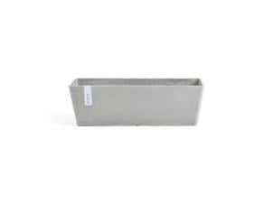 Ecopots Bruges bloembak 65x20 cm whitestone
