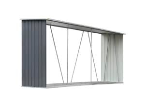 Bûcher 330x84x152 cm gris