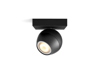 Philips Hue Buckram LED wandspot GU10 5,5W + dimmer zwart 1