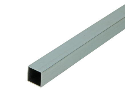Arcansas Buisprofiel vierkant 1m 20x20 mm naturel aluminium 1