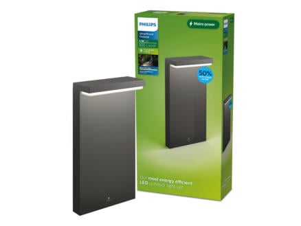 Philips Bustan LED tuinpaal 3,8W 40cm antraciet