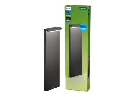 Philips Bustan LED tuinpaal 3,8W 77cm antraciet