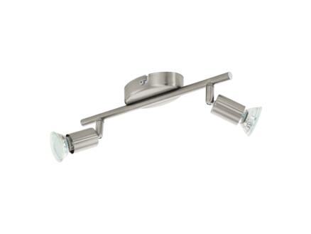 Eglo Buzz LED balkspot GU10 2x3 W nikkel