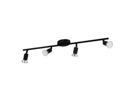 Eglo Buzz barre de spots LED GU10 4x3 W noir