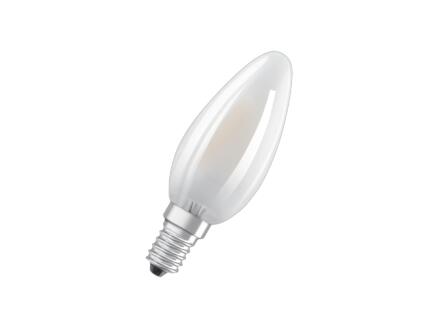 Osram CLB40 ampoule LED flamme mat E14 4W blanc chaud 2 pièces 1