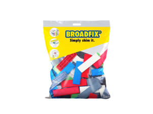 Broadfix CR cales d'espacement 100x28 mm 1-6 mm plat 120 pièces