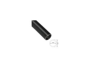 D-Line Cable Tidy Tube rangement de câbles 1,1m noir
