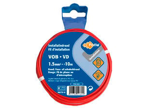 Profile Câble VOB 1,5 10m rouge