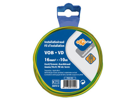 Profile Câble de terre VOB 16mm² jaune-vert 10m 1
