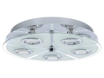 Eglo Cabo LED plafondlamp GU10 3x5 W chroom 1