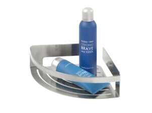Tiger Caddy étagère d'angle 22cm inox brosse
