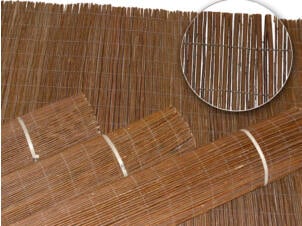 Canisse brise-vue en osier non pelé 300x200 cm