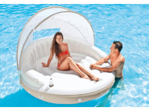 Intex Canopy Island loungebed 199x150 cm opblaasbaar
