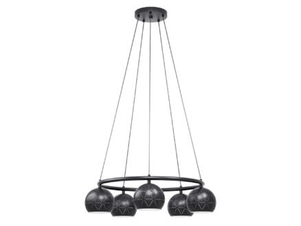 Eglo Cantallops hanglamp E14 max. 5x40 W zwart 1