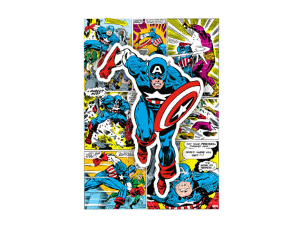 Marvel Captain America toile imprimée 50x70 cm héro 1