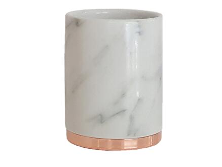 Allibert Carisha gobelet marbre blanc 1