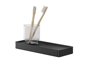 Tiger Carv tablette murale 28cm noir