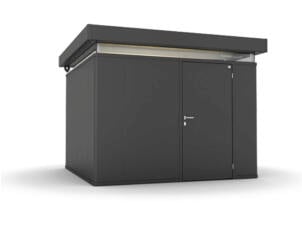 Biohort CasaNova abri de jardin droite 330x330x250 cm gris foncé métallique