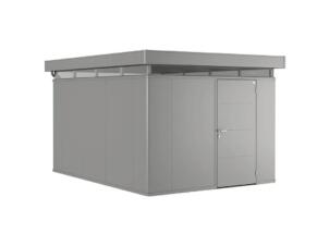 Biohort CasaNova abri de jardin droite 330x430x250 cm gris quartz métallique