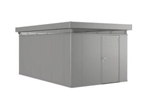 Biohort CasaNova abri de jardin droite 330x530x250 cm gris quartz métallique