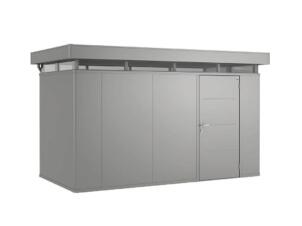 Biohort CasaNova abri de jardin gauche 430x230x250 cm gris quartz métallique