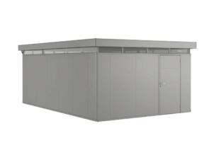 Biohort CasaNova abri de jardin gauche 430x630x250 cm gris quartz métallique