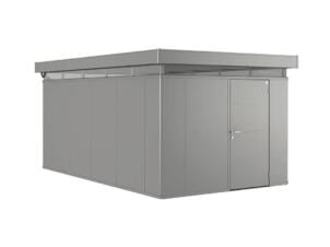 Biohort CasaNova tuinhuis links 330x530x250 cm kwartsgrijs metallic