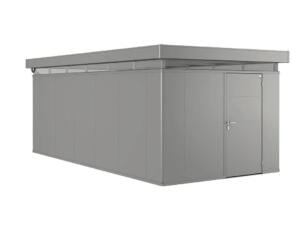 Biohort CasaNova tuinhuis links 330x630x250 cm kwartsgrijs metallic
