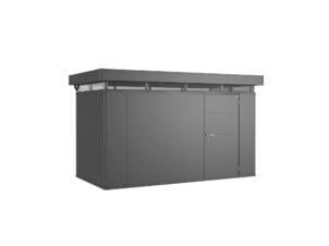 Biohort CasaNova tuinhuis rechts 430x230x250 cm donkergrijs metallic