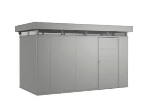 Biohort CasaNova tuinhuis rechts 430x230x250 cm kwartsgrijs metallic