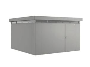 Biohort CasaNova tuinhuis rechts 430x430x250 cm kwartsgrijs metallic