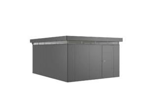 Biohort CasaNova tuinhuis rechts 430x530x250 cm donkergrijs metallic