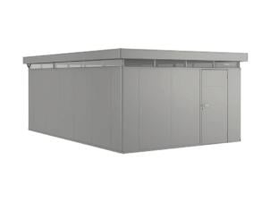 Biohort CasaNova tuinhuis rechts 430x630x250 cm kwartsgrijs metallic