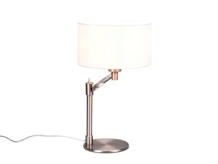 Trio Cassio lampe de table E27 max. 60W blanc/gris 1