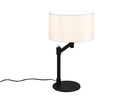 Trio Cassio lampe de table E27 max. 60W blanc/noir 1