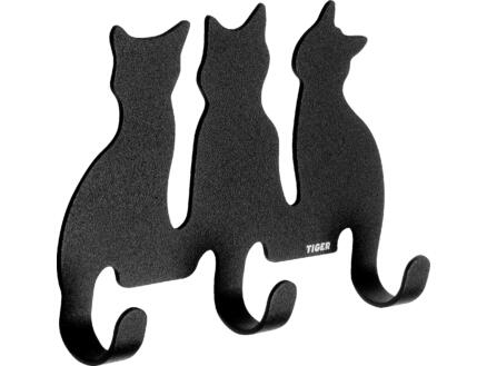 Tiger Cats crochet réglette 12,5cm 3kg métal noir 1