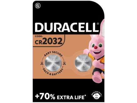 Duracell Celbatterij DL2032 lithium 3V 2 stuks 1
