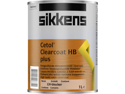 Sikkens Cetol Clearcoat HB plus 1l kleurloos