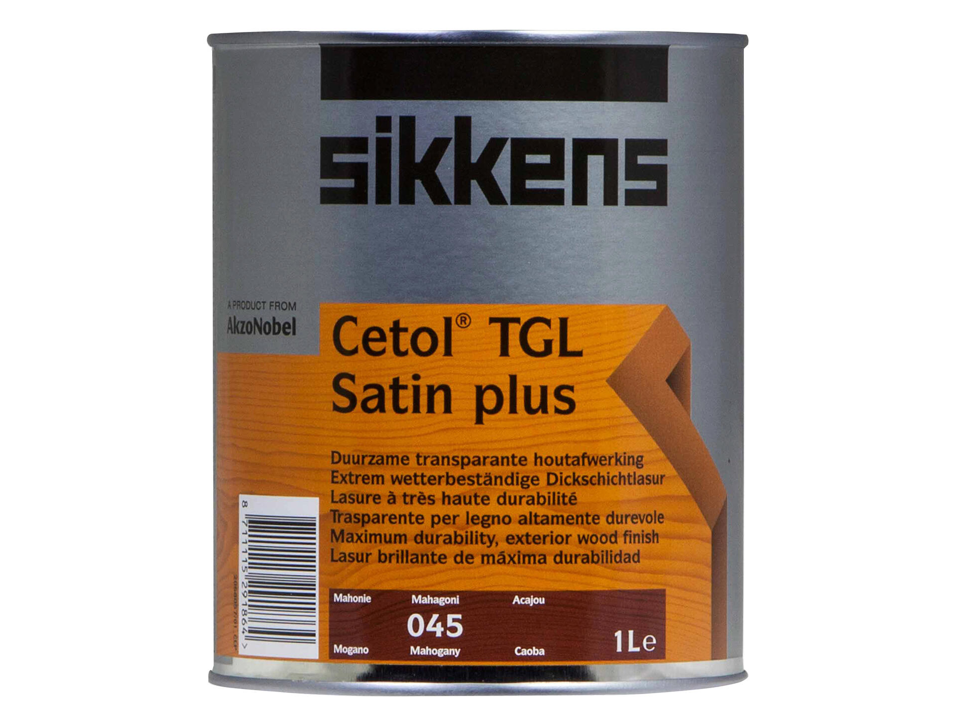Sikkens Cetol TGL Satin Plus protection du bois 1l acajou
