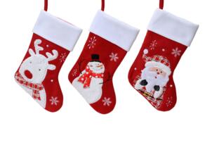 Chaussette de Noël 40cm disponible en 3 modÚles