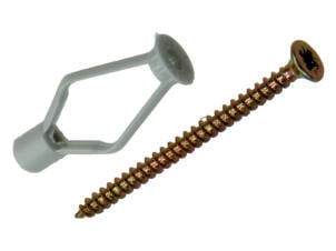 Celo Chevilles mur creux avec vis HR+SPS 6mm 20 pièces