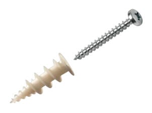 Celo Chevilles pour murs creux avec vis 6 pièces