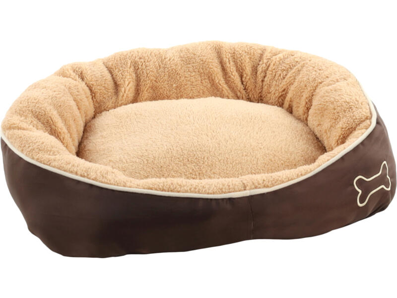 Flamingo Hondenmand chipz rond beige