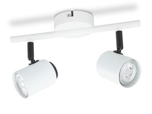 Prolight Cilindro barre de spots LED GU10 2x3W