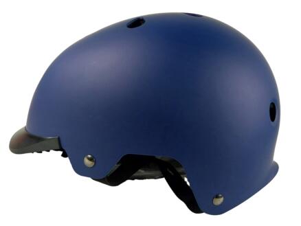 Maxxus City Light casque vélo 59-61 cm bleu + 6 LED lumières rouge