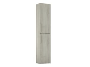 Lafiness City meuble colonne 30cm 2 portes réversibles blanc naturel
