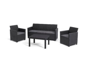 Keter Claire salon de jardin graphite
