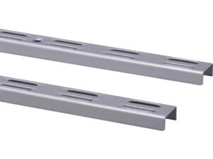 Element System Classic 50 crémaillère double 150cm aluminium 2 pièces