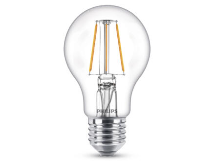 Philips Classic ampoule LED poire filament E27 4W 3 pièces 1