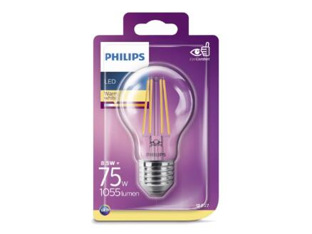 Classic ampoule LED poire filament E27 8W 1